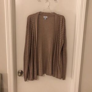Old Navy tan cardigan